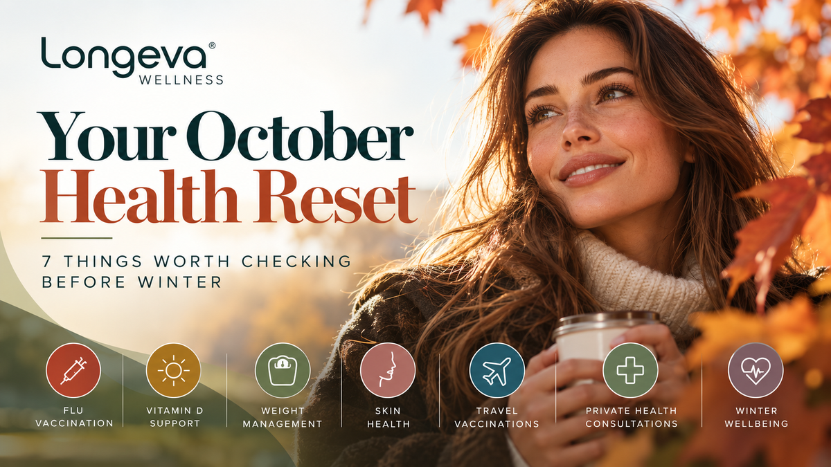 Longeva Wellness October Health Reset – seven autumn health checks before winter
